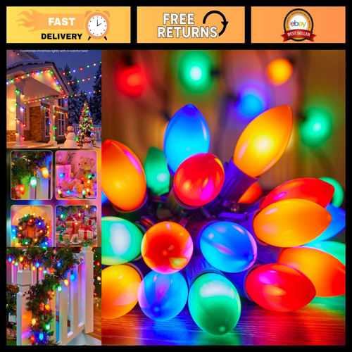 25ft vintage led christmas - vintage, c9