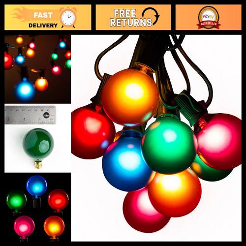 String lights with - c7, 2"