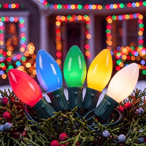 Vintage christmas lights - christmas,