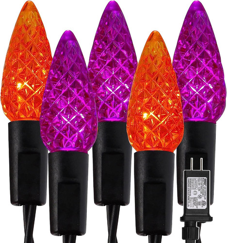 Halloween string lights - halloween, c6