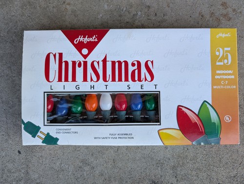 Christmas light string - c7,