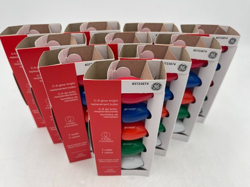 Multi color incandescent c9 - ge,