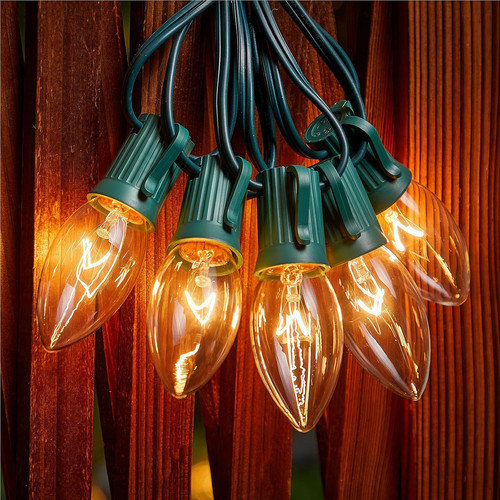 Clear christmas string - clear,