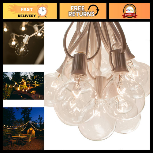 25ft string lights with 2 - lights,